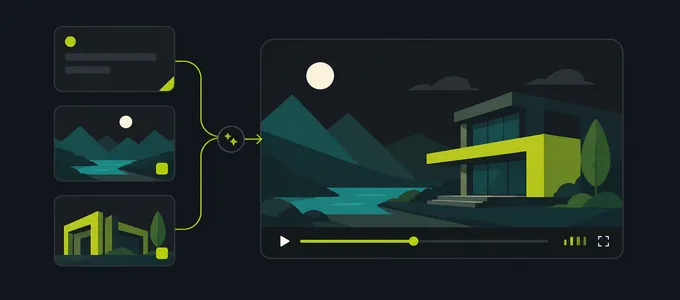 Video creation task inputs and settings illustration